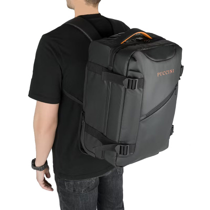Mała kabinowa walizka / Plecak PUCCINI COLORADO EM50249C 1 Czarna