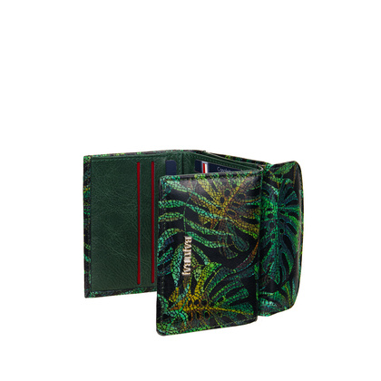 Mały portfel damski BajuBaj z kolorowej skóry naturalnej – funkcjonalność i bezpieczeństwo RFID PD2001cs161