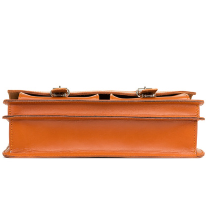 TECZKA SKÓRZANA 2W1 KEMER VOOC Vintage P112 CZARNA