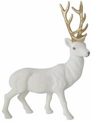 Renifer welurowy biały