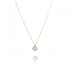 Naszyjnik stal chirurgiczna pozłacana 14k gold NST1615