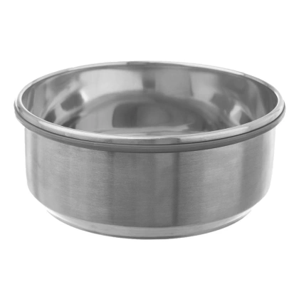 Pojemnik kuchenny okrągły z pokrywką stalowy szczelny 400 ml