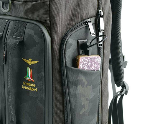 Plecak, torba sportowa na laptop 15' AERONAUTICA MILITARE Drone Szary