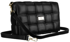 Skórzana listonoszka damska Peterson Czarna