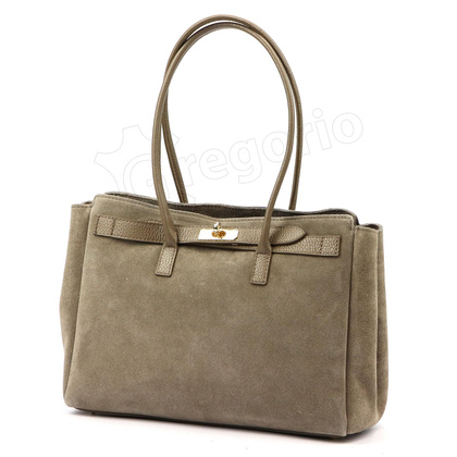 Torebka damska skórzana 10.004 Taupe