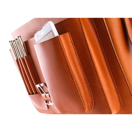 TECZKA SKÓRZANA 3W1 KEMER VOOC Vintage P13 CZARNA