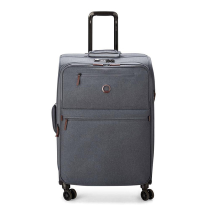 Delsey Maubert 2.0 średnia antracytowa miękka walizka na kółkach 69 cm