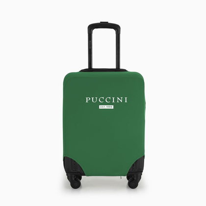 Elastyczny pokrowiec na małą walizkę PUCCINI PBC 5D Zielony