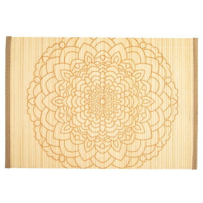 Mata kuchenna na stół bambusowa zwijana mandala 30x45 cm
