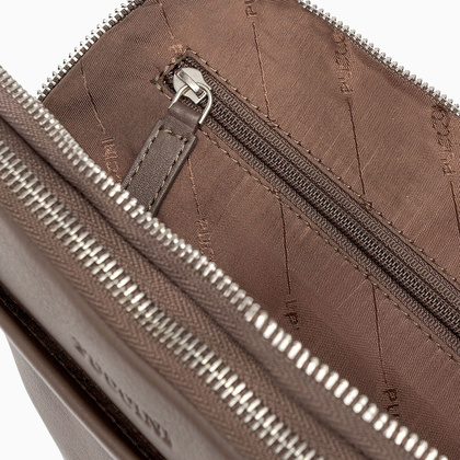 Torba na ramię skórzana PUCCINI ROYAL COLLECTION LGD3323 2 Brązowa