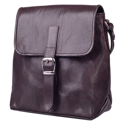 Torebka damska skórzana BELLUCCI R75 Brązowa - min. zamówienie 20 / 50 / 100 szt.