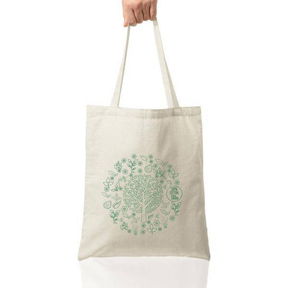 180g 100% Torba bawełniana z długą rączką / Cotton180