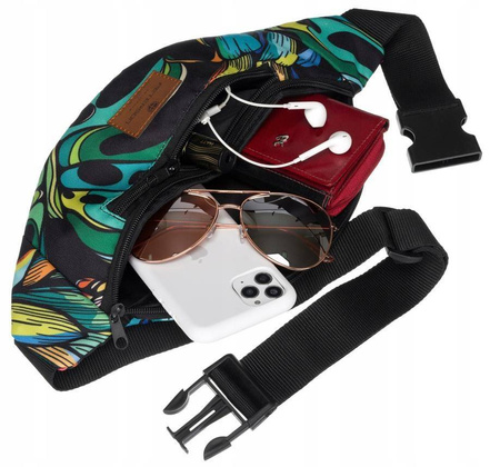 Pojemna nerka damska z poliestru