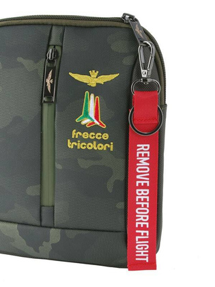 Torba na ramię AERONAUTICA MILITARE Drone Zielona