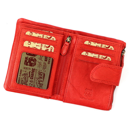 Portfel damski skórzany CBL2224-GWS Niebieski