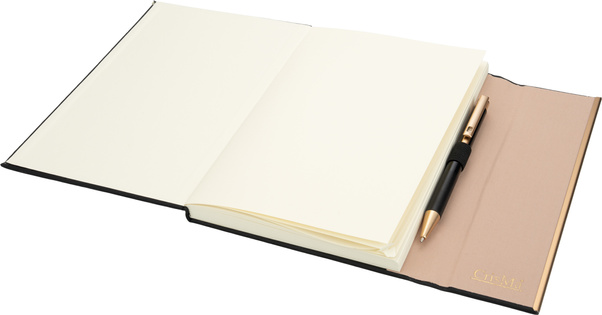 Zestaw notatnik A5 w linie i długopis CrisMa