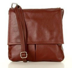 Listonoszka damska skórzana brąz migdałowy ASSISI - min. zamówienie 20 / 50 / 100 szt.