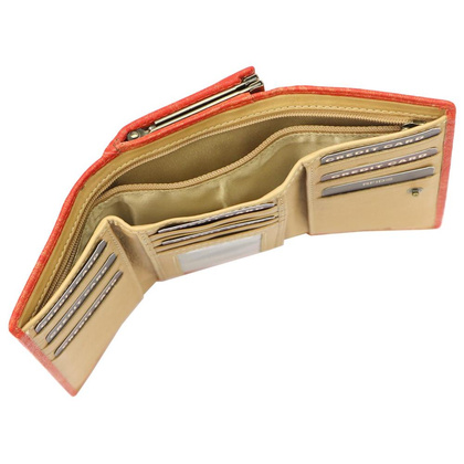 Portfel damski skórzany PELLUCCI 0948-50 RFID czerwony