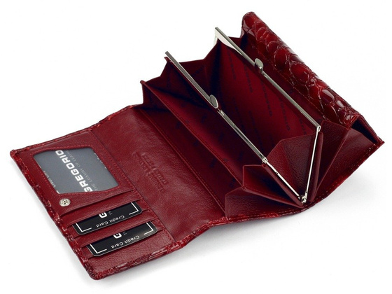 Portfel damski skórzany PELLUCCI FZ-107 Popiel