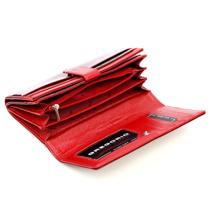 Portfel damski skórzany PELLUCCI CB-102 czerwony