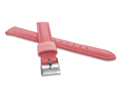 MINET Różowy szyty pasek z luksusowej skóry Top Grain - 14