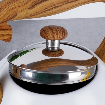 Czajnik biały stalowy nowoczesny automatyczny 3 l