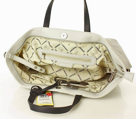 MONNARI Stylowa torba shopper bag jasny szary - min. zamówienie 20 / 50 / 100 szt.