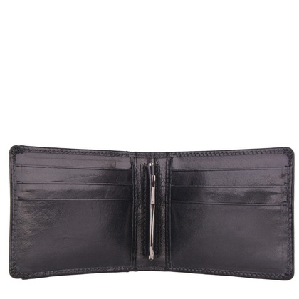 Portfel męski skórzany KEMER M 12 Czarny - min. zamówienie 20 / 50 / 100 szt.