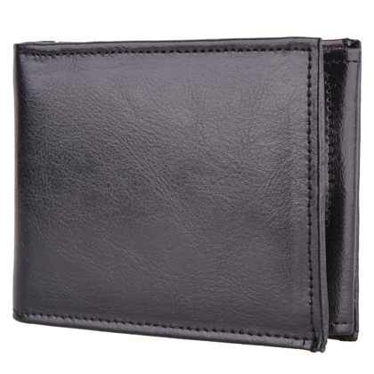 Portfel męski skórzany KEMER P29 Czarny