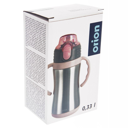 Kubek termiczny / termos bidon stalowy różowy 300 ml