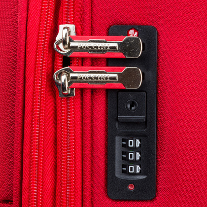 Mała kabinowa walizka PUCCINI PERUGIA EM50950C 3 Czerwona