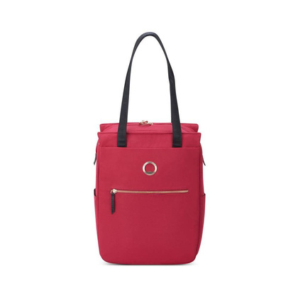 Delsey Securstyle Damska malinowa torba na laptopa 14"