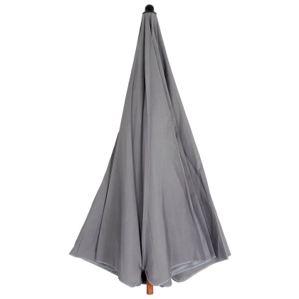 Parasol plażowy ogrodowy regulowany szary 200 cm