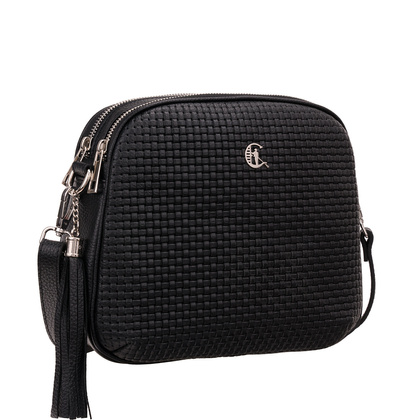 Skórzana listonoszka Canaletto z tłoczeniem plecionki – elegancja i funkcjonalność TD808s33t1