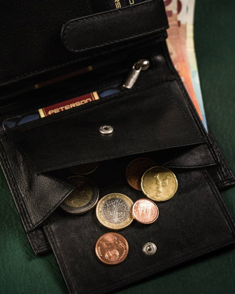 Elegancki, skórzany portfel męski