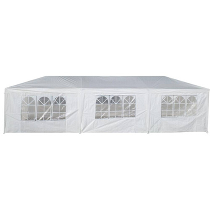 PAWILON NAMIOT OGRODOWY CATERINGOWY PE 9x3M + 8 ŚCIANEK BIAŁY