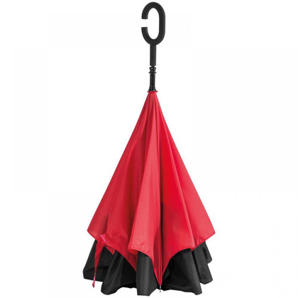 Parasol składany odwrotnie