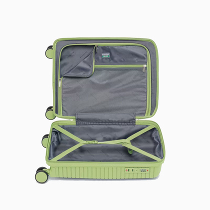 Mała kabinowa walizka PUCCINI BERLIN PP027C 5C Jasnozielona