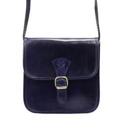 Torebka damska skórzana 133 Granatowa