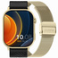 Smartwatch Gravity GT15-6 Czarny Pasek Silikonowy + Złota Bransoleta
