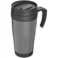 Kubek termiczny plastikowy FORT WORTH 400 ml Szary