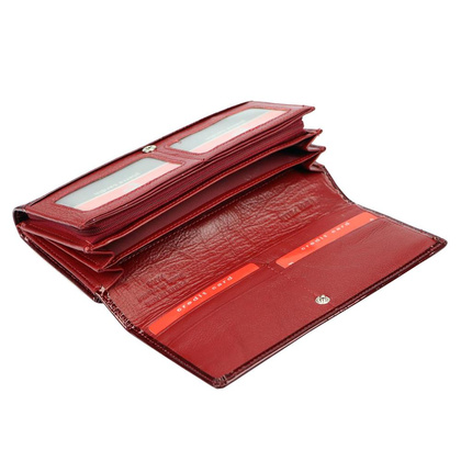 Portfel damski PIERRE CARDIN 02 LEAF 122 Niebieski lakier