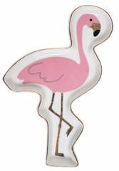 Talerzyk na biżuterię flaming różowy duży