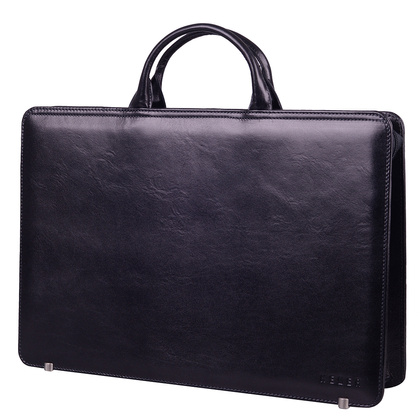 Teczka damska skórzana KEMER T12 Czarna - min. zamówienie 20 / 50 / 100 szt.