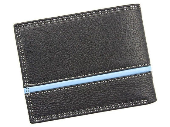Portfel męski skórzany PELLUCCI Polo Club 5313 292E Czarny