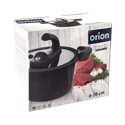 Szybkowar garnek ciśnieniowy granitowy do gotowania duszenia GRANDE 5,5 l