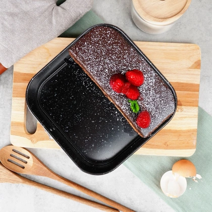 Forma do pieczenia rozpinana granitowa 20x20x6,8 cm