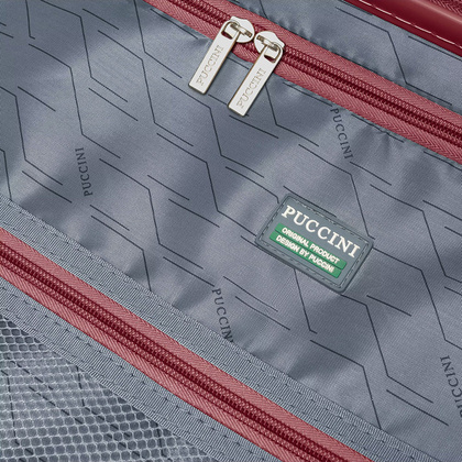 Duża walizka PUCCINI CAIRO ABS030A 3B Bordowa