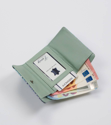 Portmonetka damska z wężowym wzorem — Lorenti