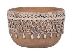 Doniczka ceramiczna boho